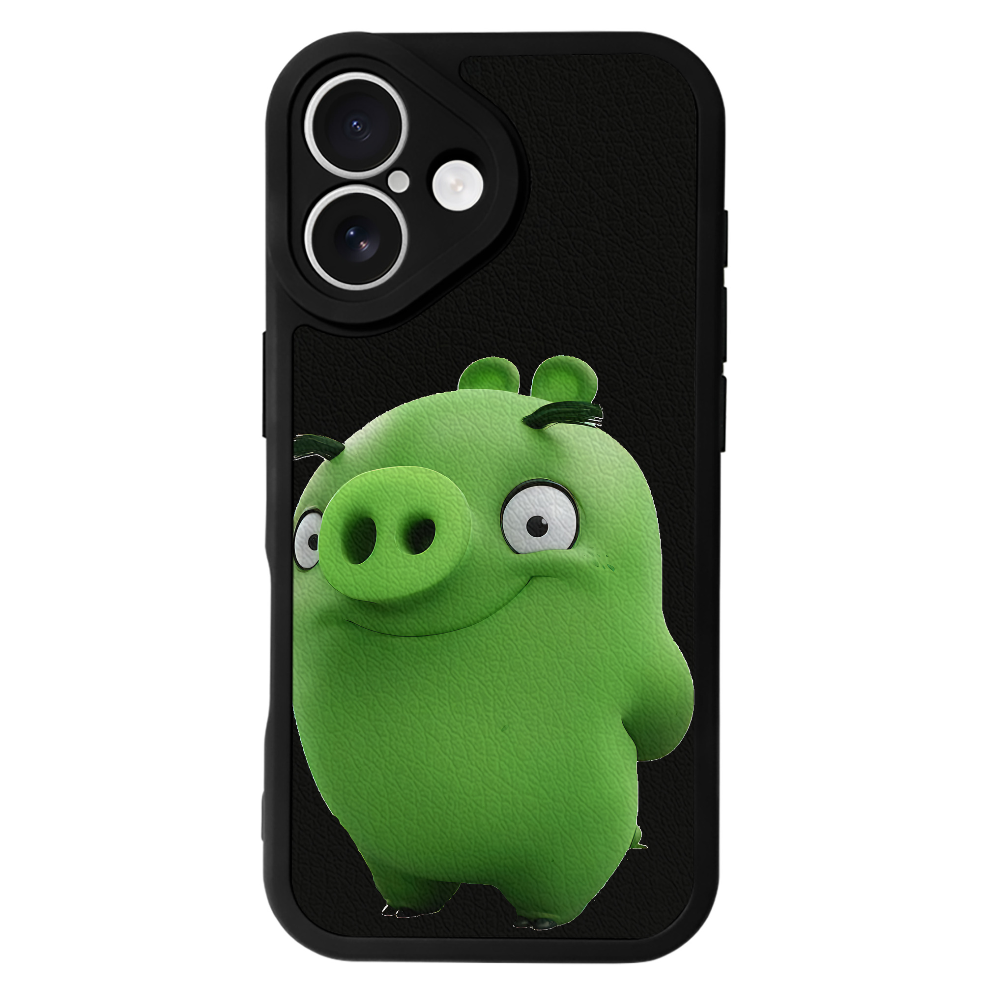Angry Birds アングリーバード 【iPhone 16シリーズ対応】シリコンスマホケース（レザー調） 材質：シリコン